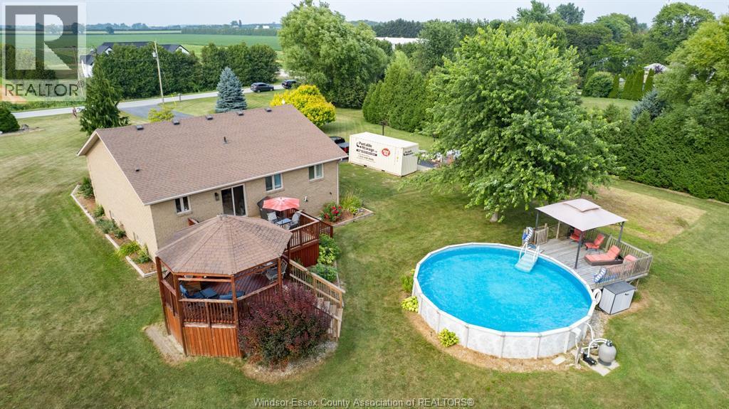 7841 Collison Sideroad, Amherstburg, ON - Outdoor With Above Ground Pool With Deck Patio Veranda