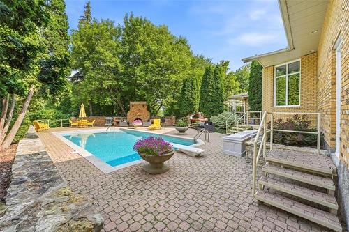 2020 Henderson Hwy, Winnipeg, MB - Outdoor With In Ground Pool With Backyard