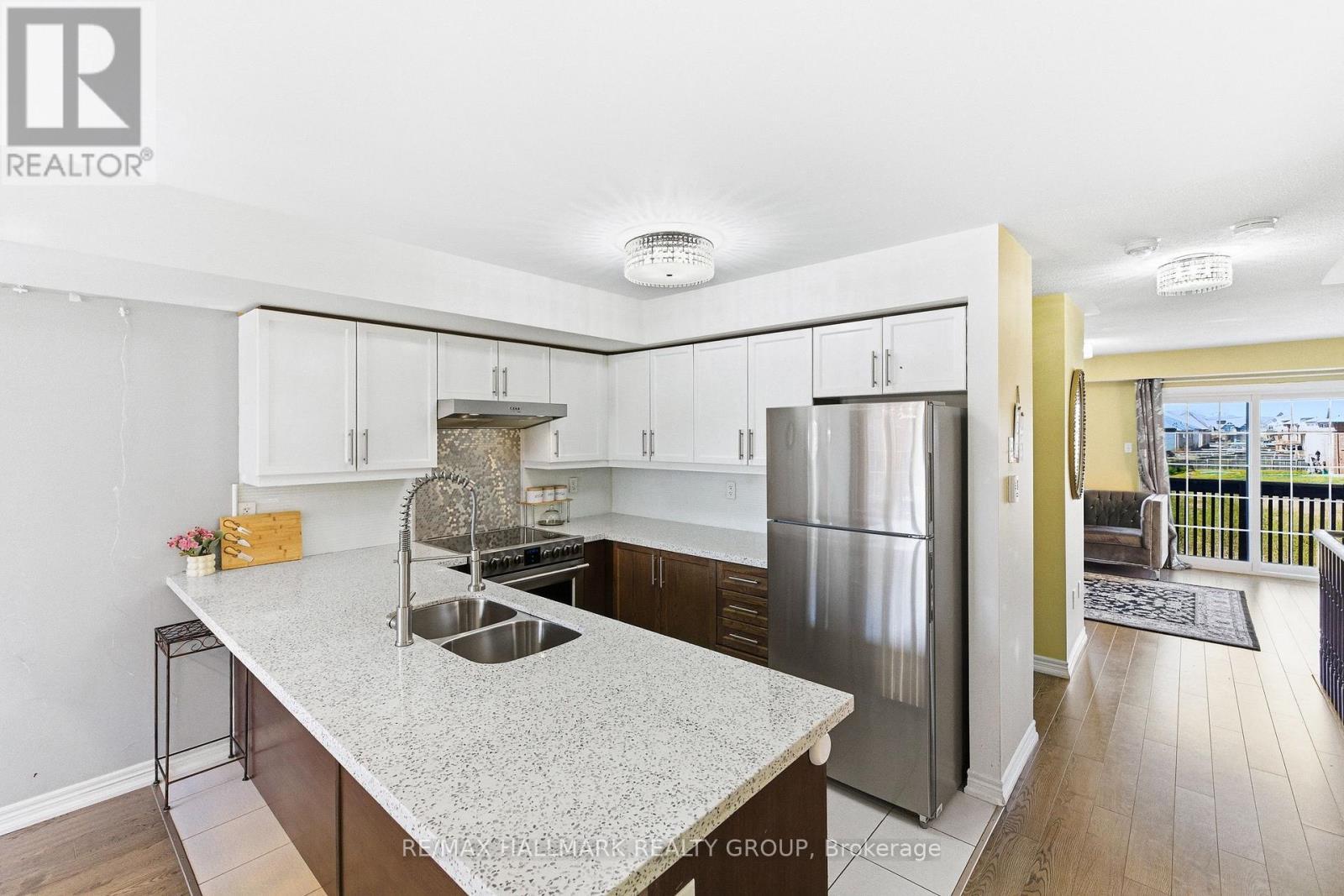 2464 Bromus Path, Oshawa (Windfields), ON - Indoor Photo Showing Kitchen With Stainless Steel Kitchen With Double Sink