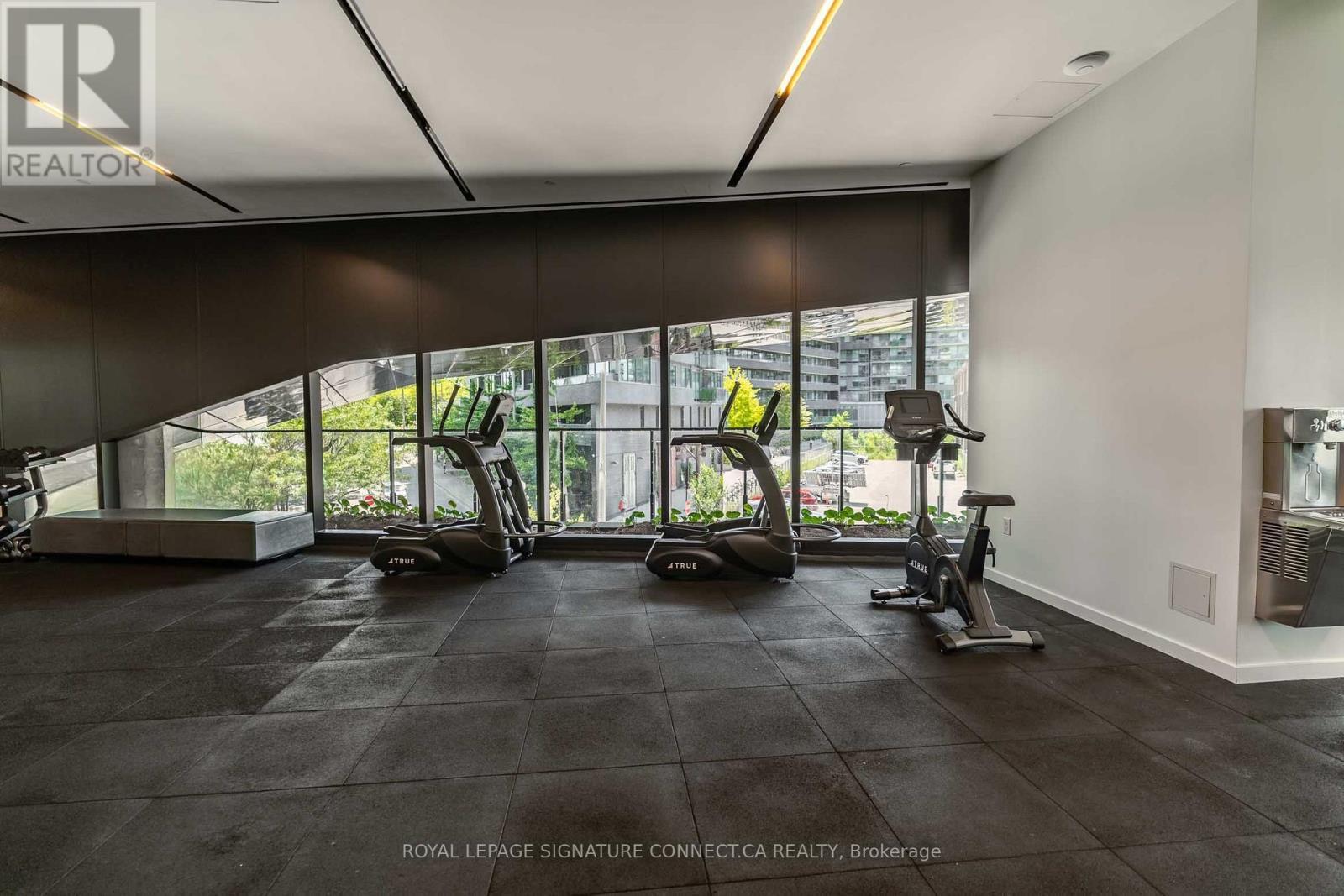 910 - 21 Lawren Harris Square, Toronto, ON - Indoor Photo Showing Gym Room