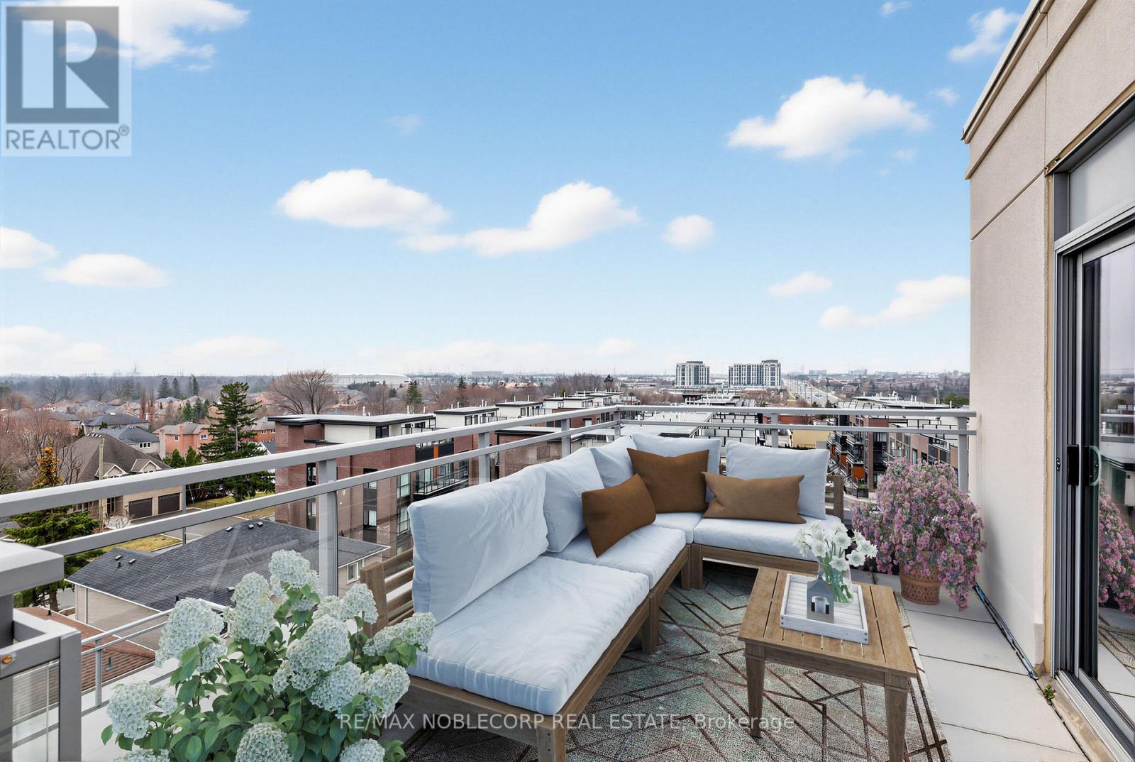 Virtually Staged - 610 - 7730 Kipling Avenue, Vaughan, ON - Outdoor With View