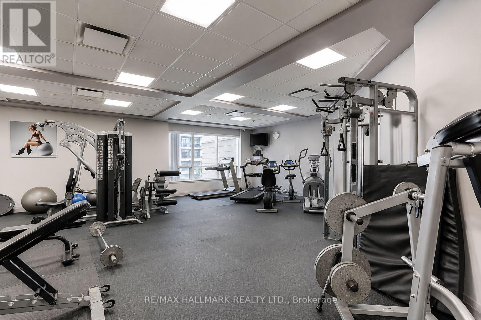 307 - 60 Disera Drive, Vaughan, ON - Indoor Photo Showing Gym Room