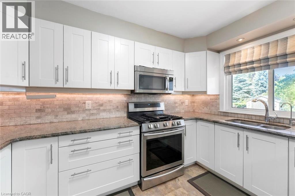 Kitchen - 1063 Joan Drive, Burlington, ON - Indoor Photo Showing Kitchen With Double Sink