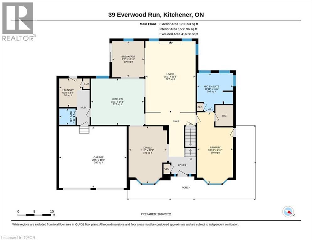 Floor plan - 39 Everwood Run, Kitchener, ON - Other