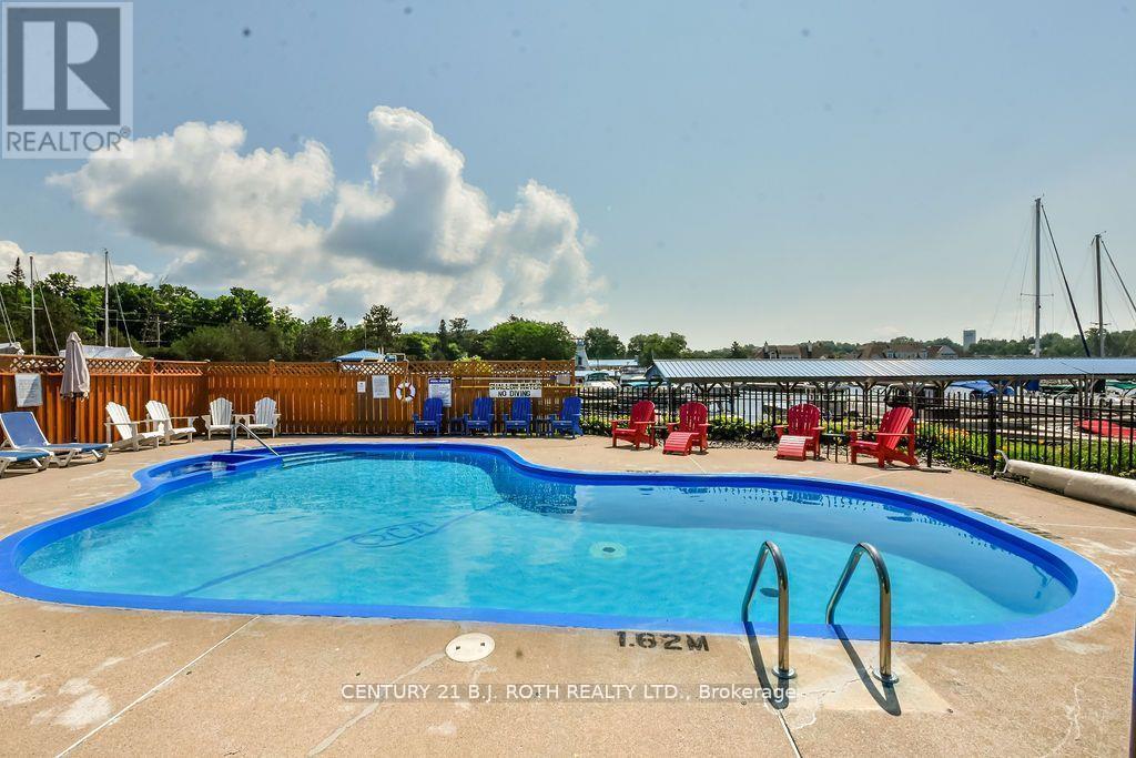 58 Methodist Island, Tay, ON - Outdoor With In Ground Pool With Backyard