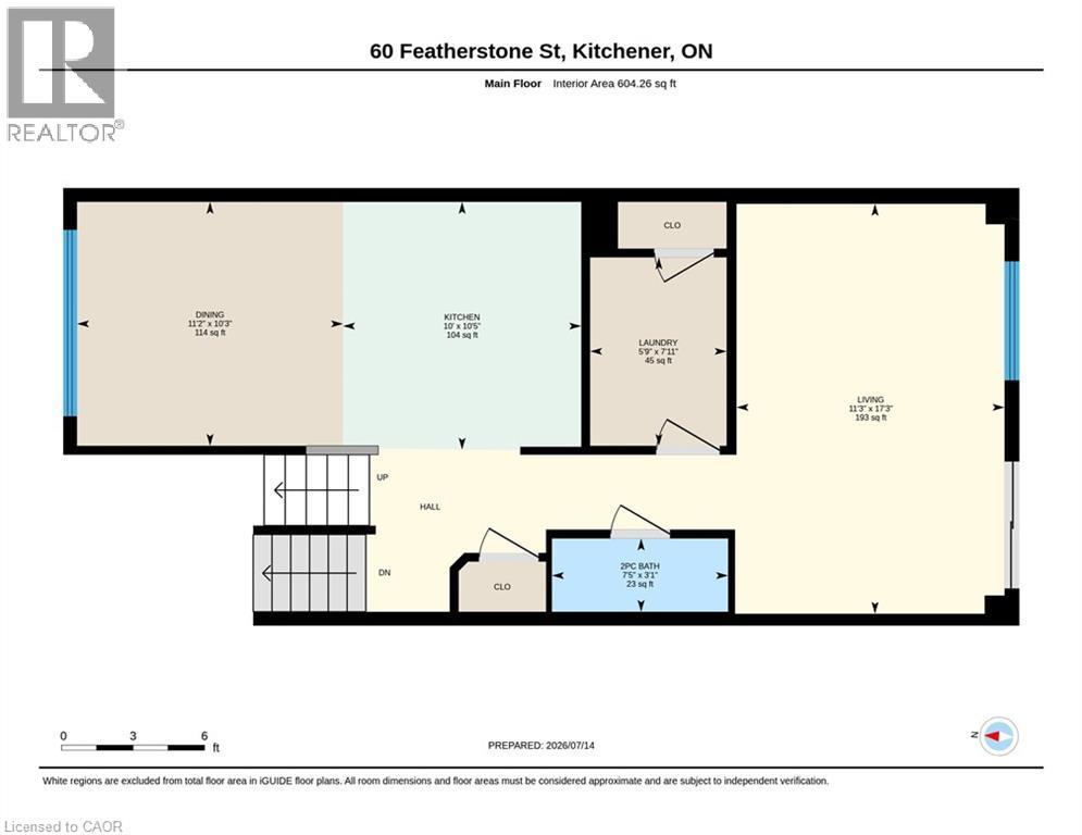 Floor plan - 60 Featherstone Street, Kitchener, ON - Other