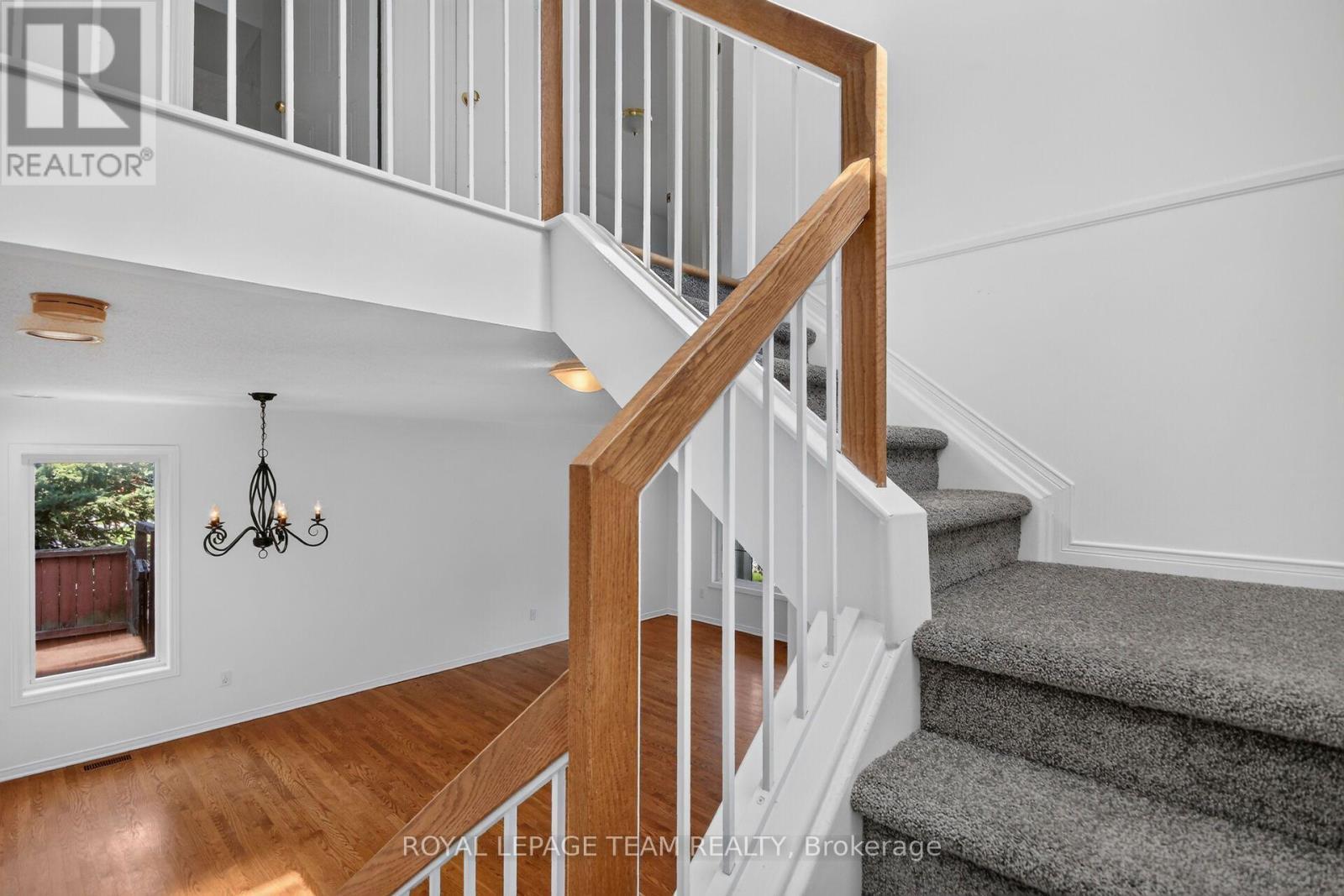 Stairs to upstairs and basement - 32 Vistapointe Drive, Ottawa, ON - Indoor Photo Showing Other Room