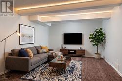 Virtually Staged basement - 