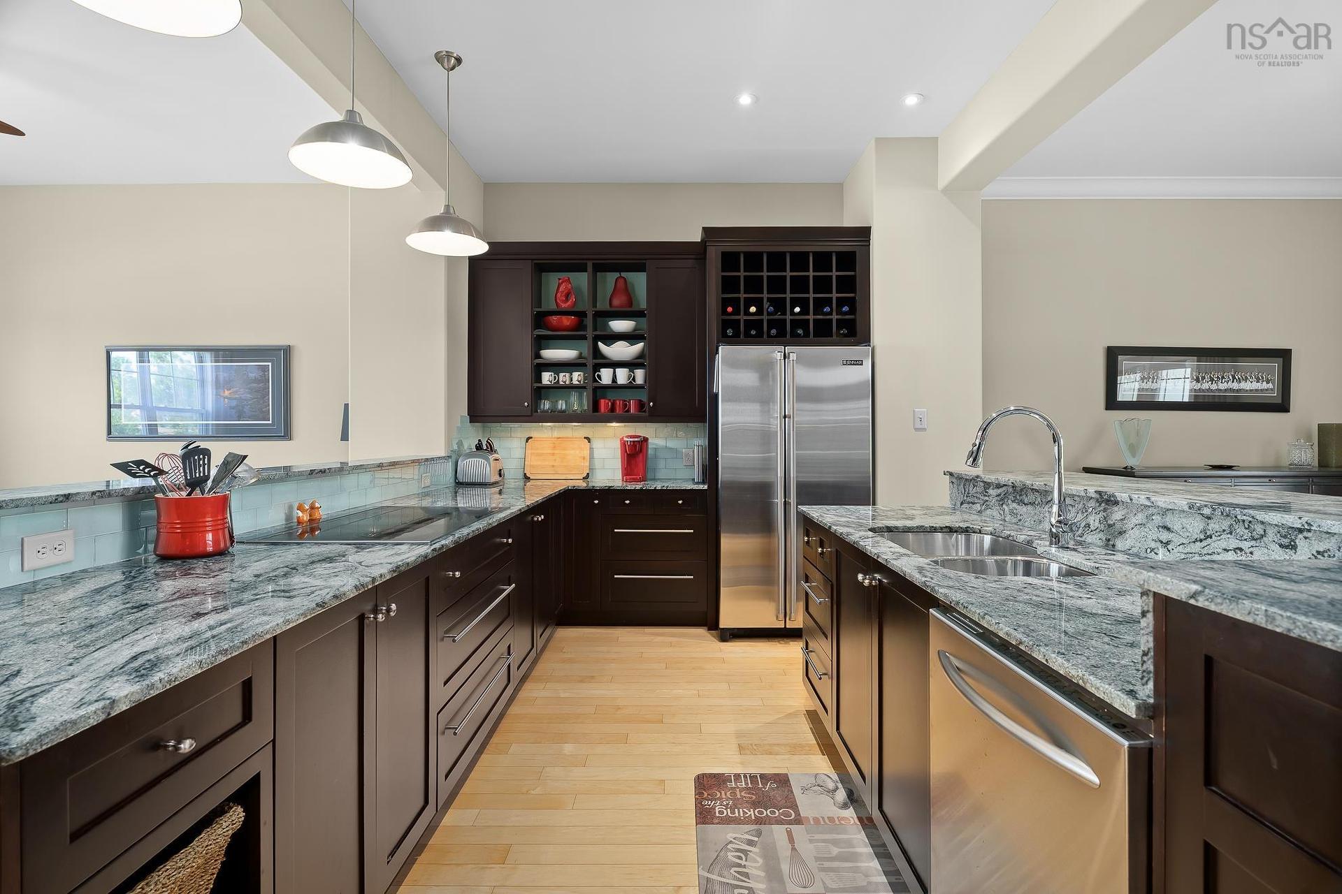 133 Harbourside Drive Drive, Fox Harbour, NS - Indoor Photo Showing Kitchen With Double Sink With Upgraded Kitchen
