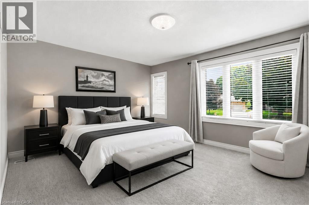 Virtually Staged Photo - 332 Woodworth Drive W, Ancaster, ON - Indoor Photo Showing Bedroom