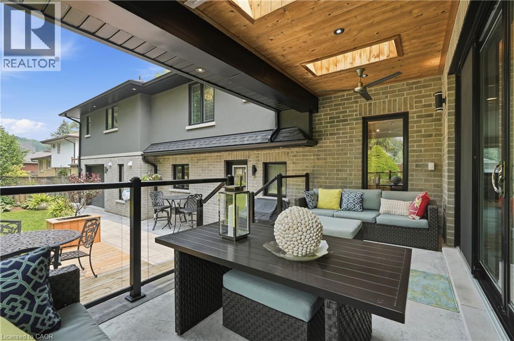 332 Woodworth Drive W, Ancaster, ON - Outdoor With Deck Patio Veranda With Exterior
