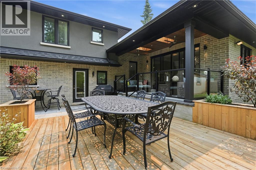 332 Woodworth Drive W, Ancaster, ON - Outdoor With Deck Patio Veranda With Exterior