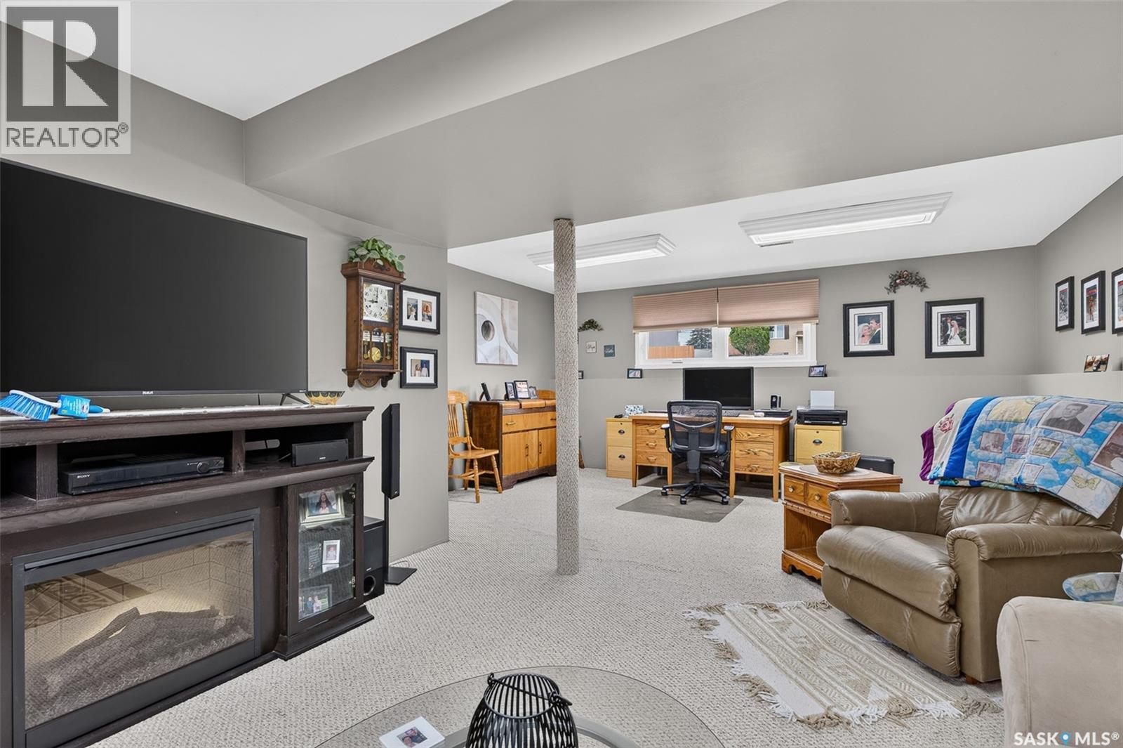 1331 Athabasca Street W, Moose Jaw, SK - Indoor With Fireplace
