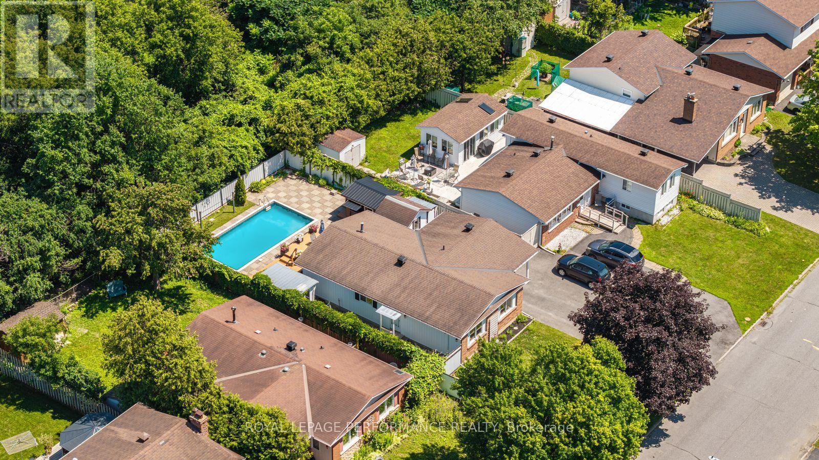 2179 Erinbrook Crescent, Ottawa, ON - Outdoor With In Ground Pool With View