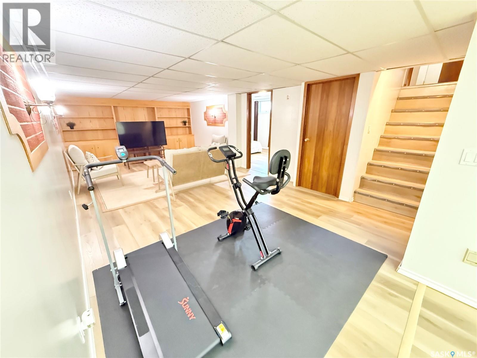 715 Brimacombe Drive, Weyburn, SK - Indoor Photo Showing Gym Room