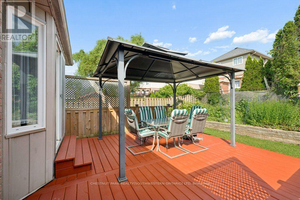 158 Bankside Drive, Kitchener, ON - Outdoor With Deck Patio Veranda With Exterior