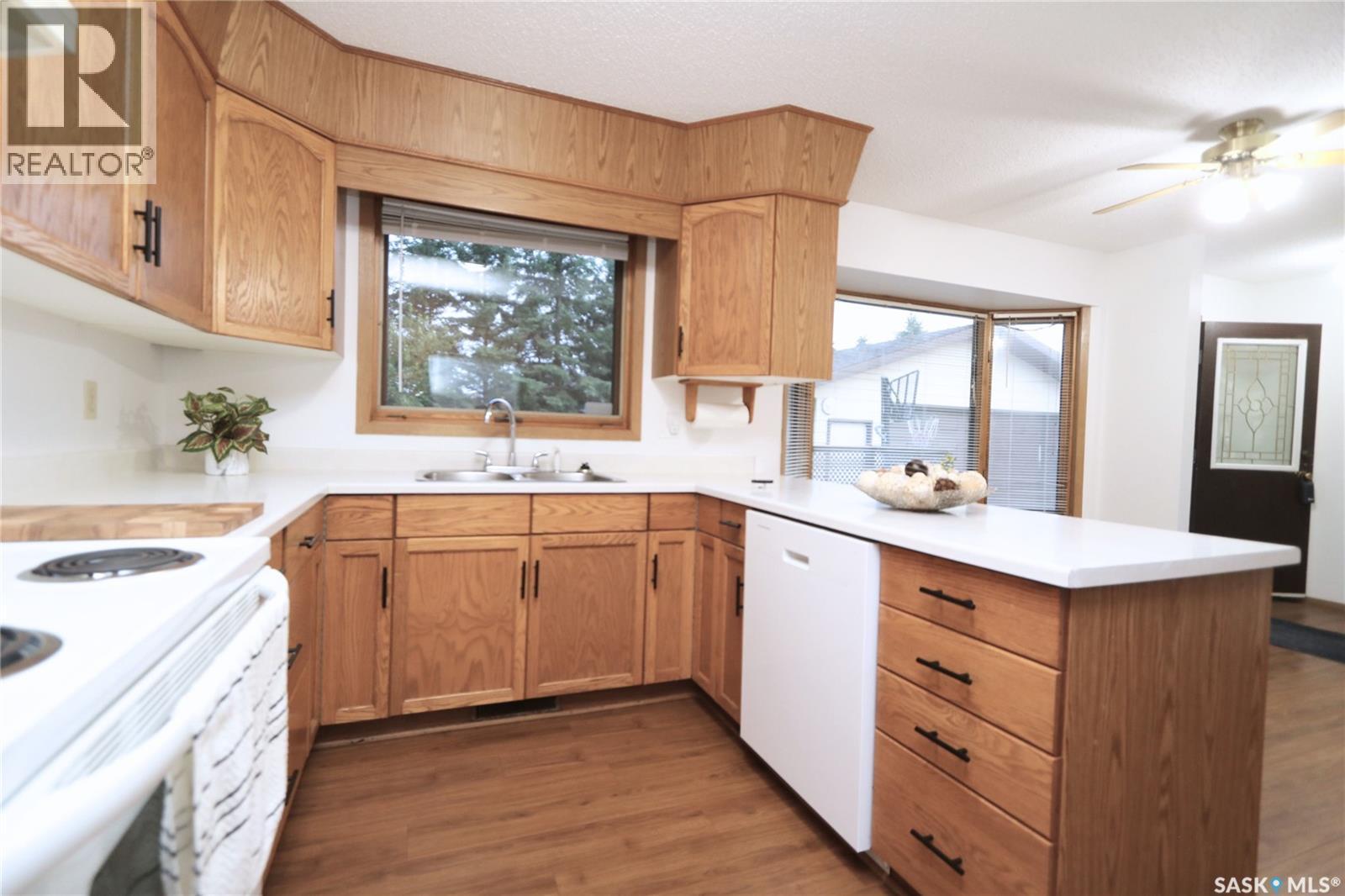 2 Spice Drive, Yorkton, SK - Indoor Photo Showing Kitchen With Double Sink