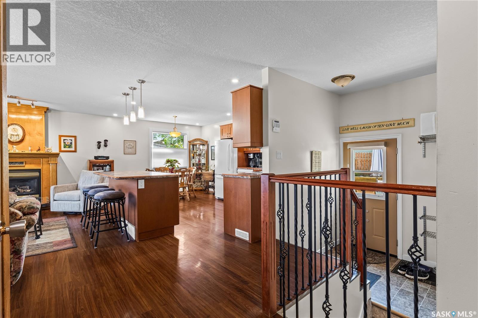 1201 Mckay Drive, Prince Albert, SK - Indoor With Fireplace