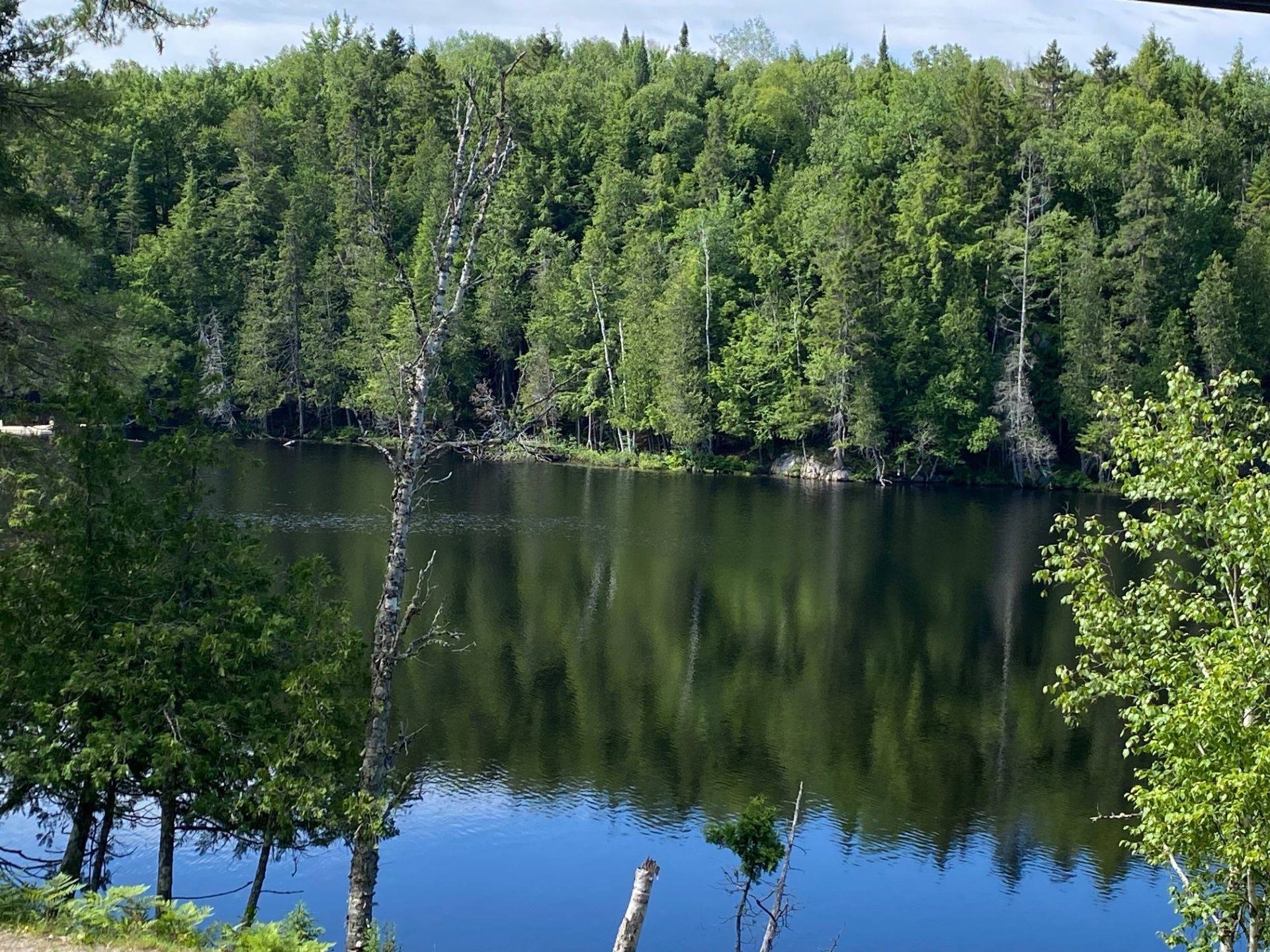 Vue sur l'eau - Ch. St-Bernard, Mont-Tremblant, QC