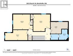 Upper level floor plan -