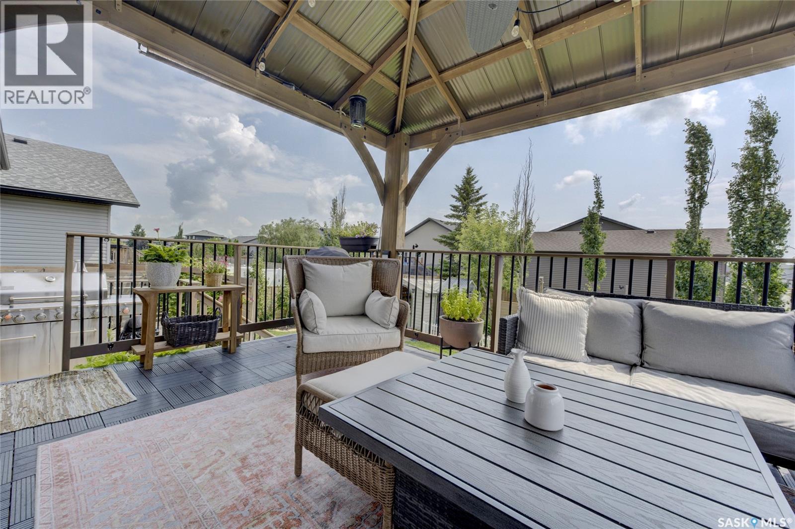 621 Braun Lane, Warman, SK - Outdoor With Deck Patio Veranda With Exterior