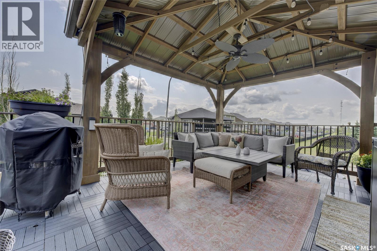621 Braun Lane, Warman, SK - Outdoor With Deck Patio Veranda With Exterior