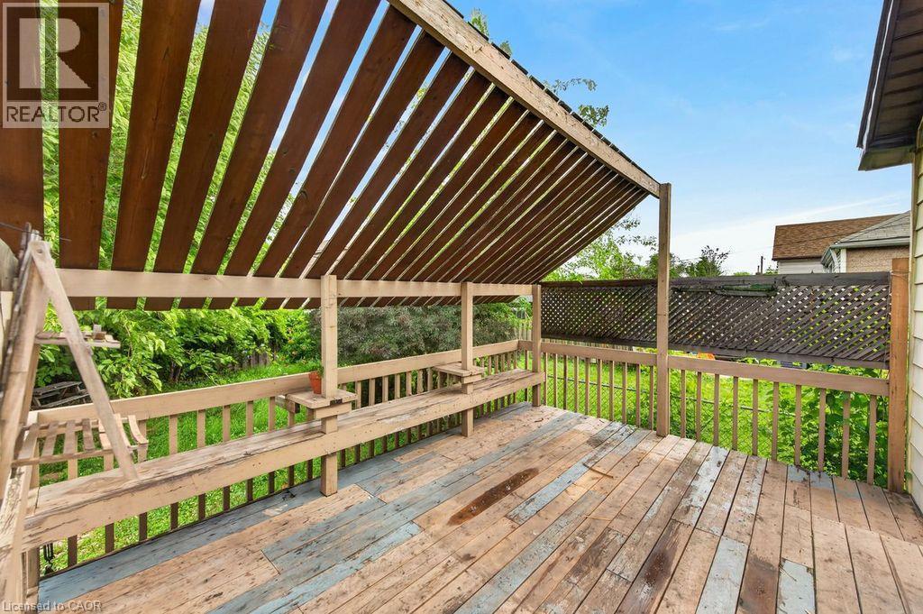 Deck - 23 Harrison Avenue, Hamilton, ON - Outdoor With Deck Patio Veranda With Exterior