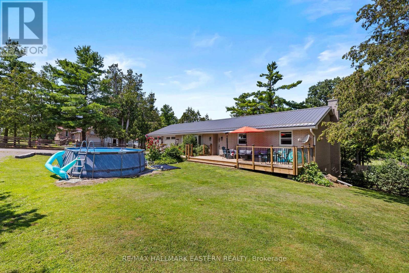 2694 County Road 6 E, Douro-Dummer, ON - Outdoor With Deck Patio Veranda With Backyard