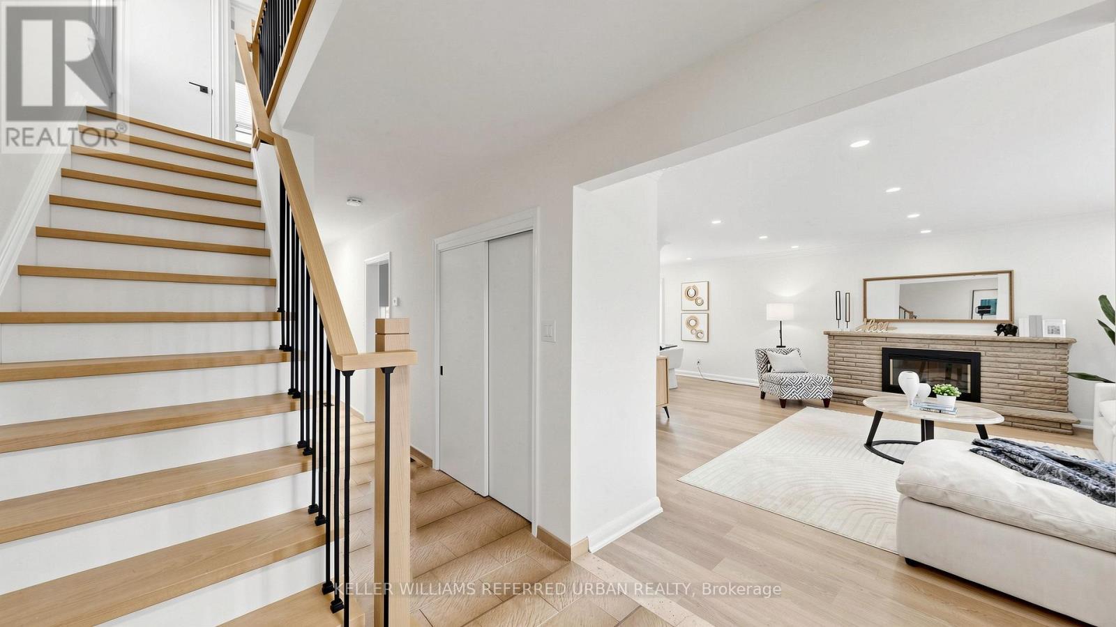 104 Otonabee Avenue, Toronto, ON - Indoor Photo Showing Other Room With Fireplace