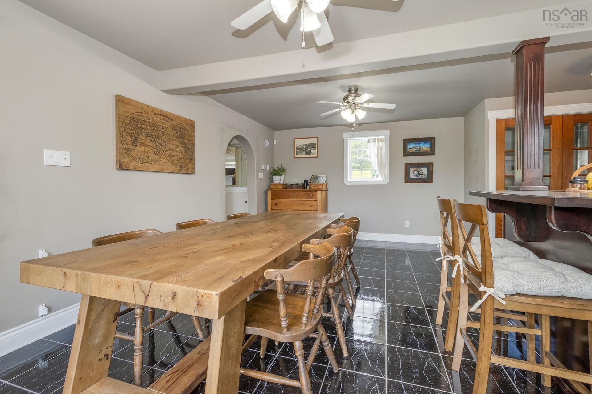 1006 Middle River Road, Rocklin, NS - Indoor Photo Showing Dining Room