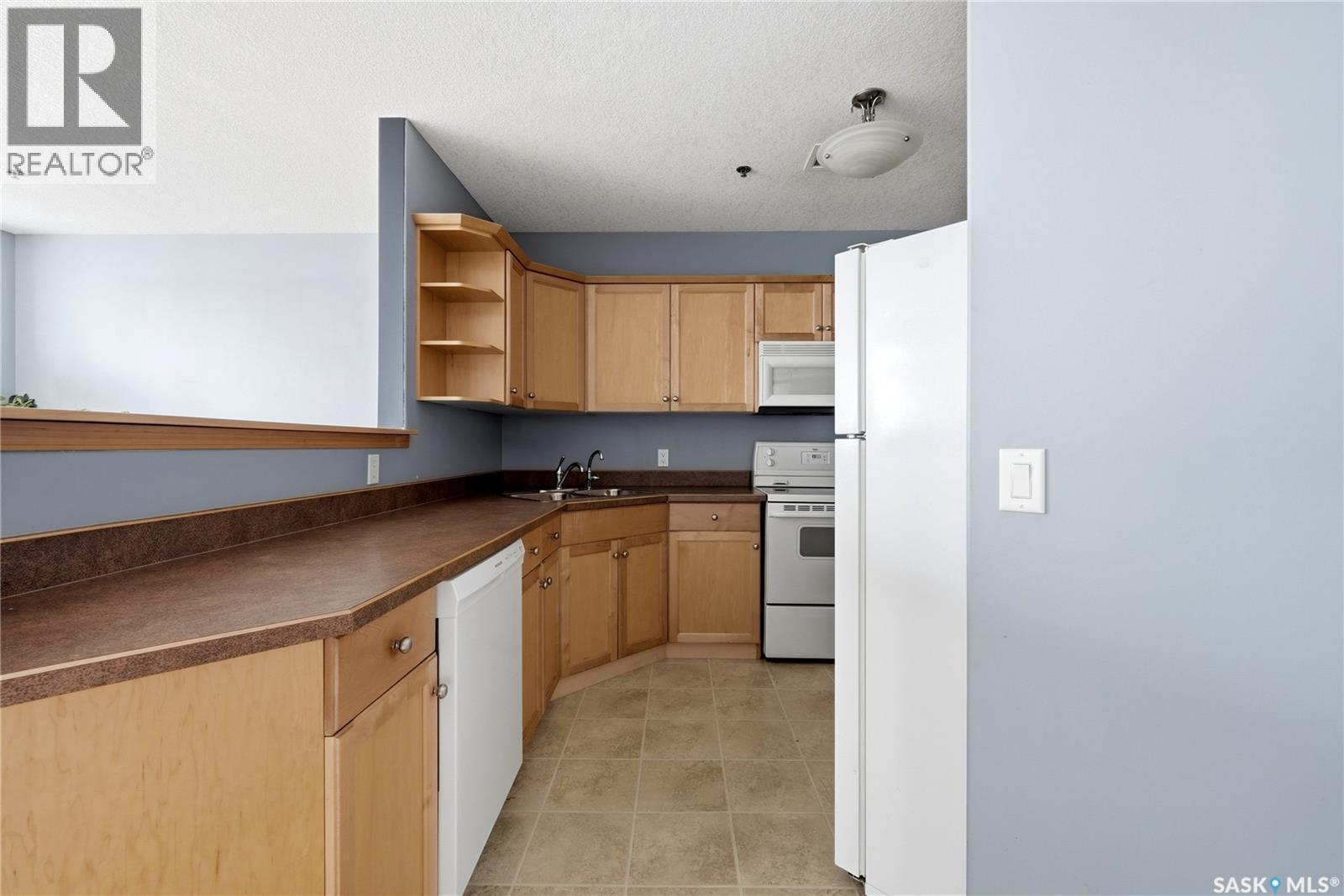 1102 1914 Hamilton Street, Regina, SK - Indoor Photo Showing Kitchen With Double Sink