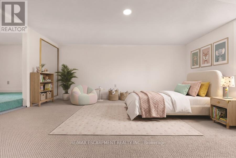 VIRTUALLY STAGED - 345 Berkindale Drive, Hamilton, ON - Indoor Photo Showing Bedroom