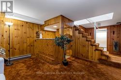 Bar area in basement -
