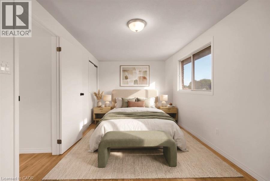 VIRTUALLY STAGED - 345 Berkindale Drive, Hamilton, ON - Indoor Photo Showing Bedroom