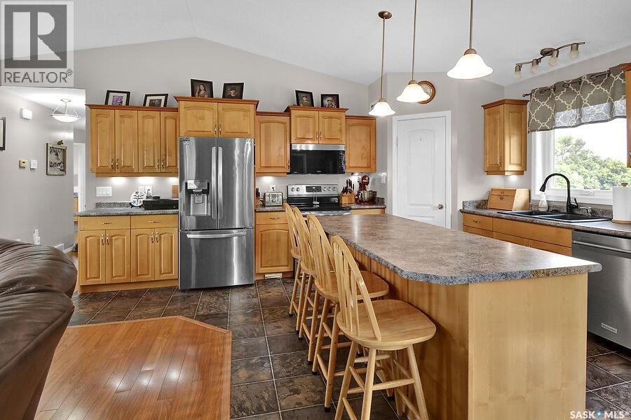 Gaudet Acreage, Grant Rm No. 372, SK - Indoor Photo Showing Kitchen With Double Sink
