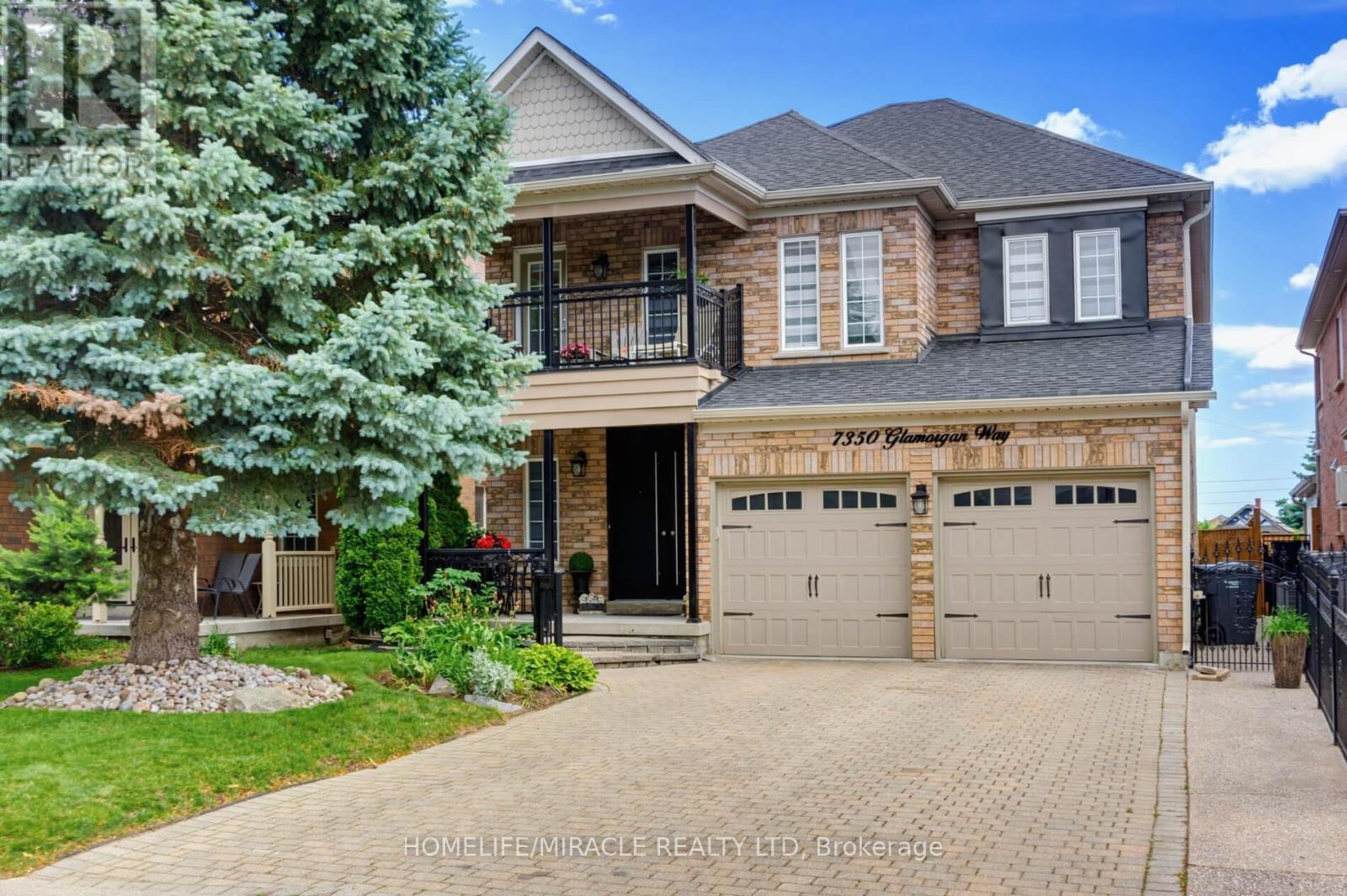 7350 Glamorgan Way, Mississauga, ON - Outdoor With Balcony With Facade