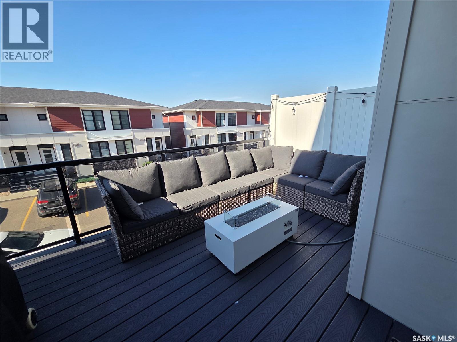 204 3229 Elgaard Drive, Regina, SK - Outdoor With Deck Patio Veranda With Exterior