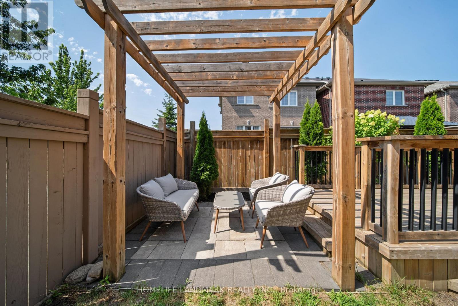 upgraded Gazabo - 50 Keith-Wright Crescent, Ajax, ON - Outdoor With Deck Patio Veranda With Exterior