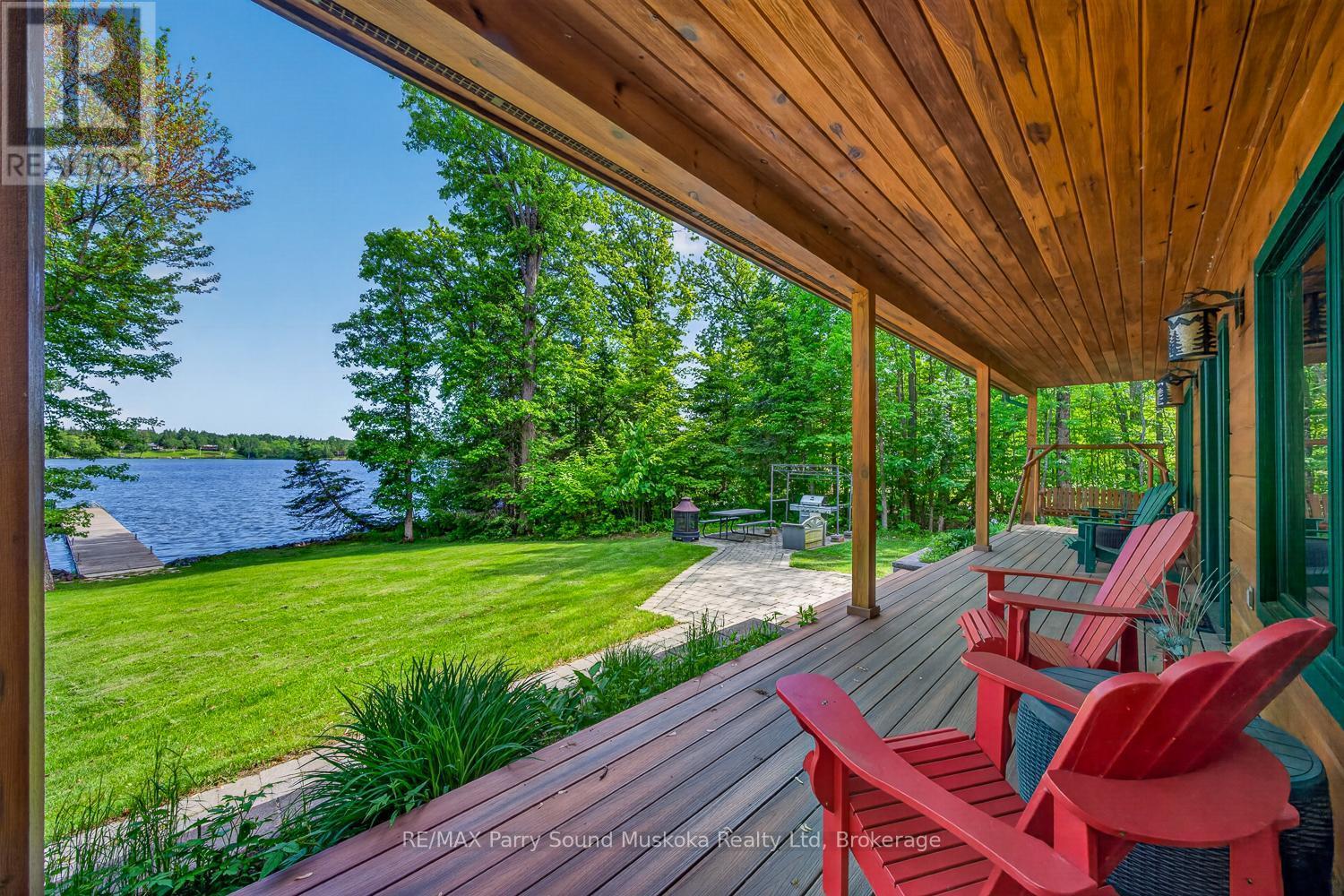 48 Wendy'S Lane, Mckellar, ON - Outdoor With Deck Patio Veranda With Exterior