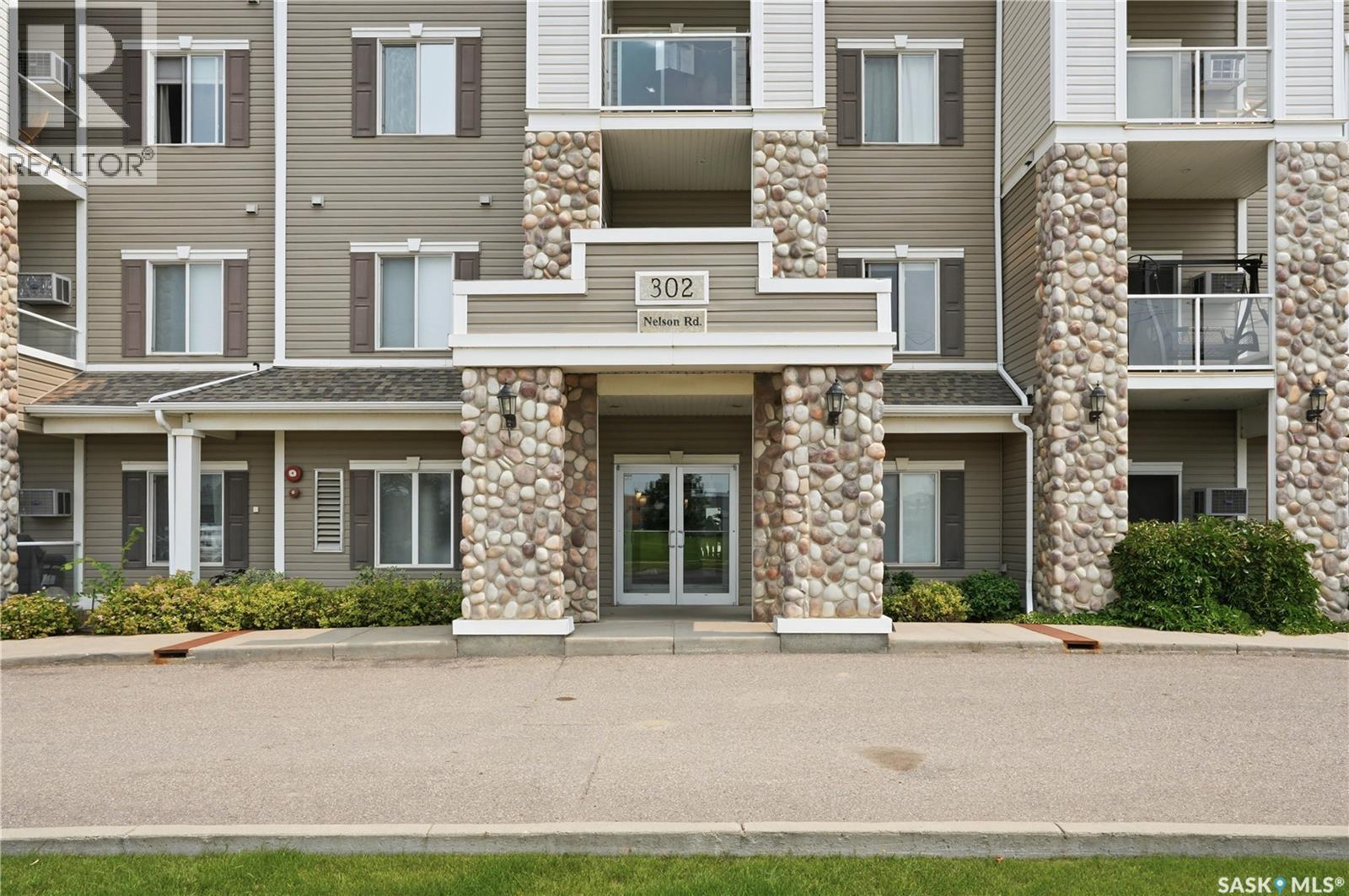 303 302 Nelson Road, Saskatoon, SK - Outdoor With Balcony With Facade