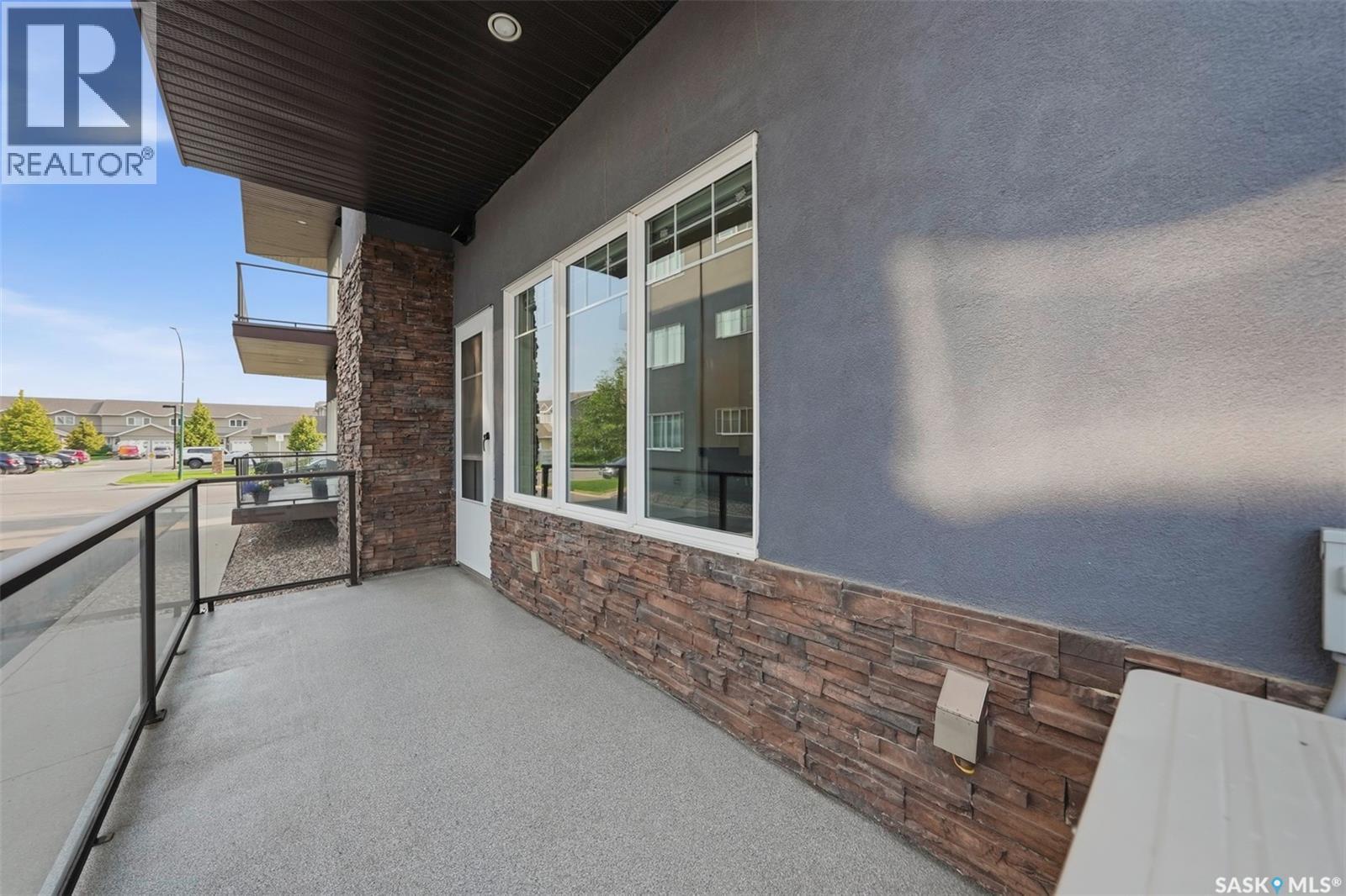 104 714 Hart Road, Saskatoon, SK - Outdoor With Balcony With Exterior