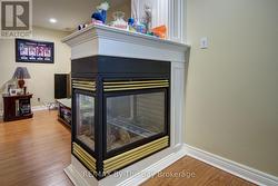 Double sided gas fire place - 
