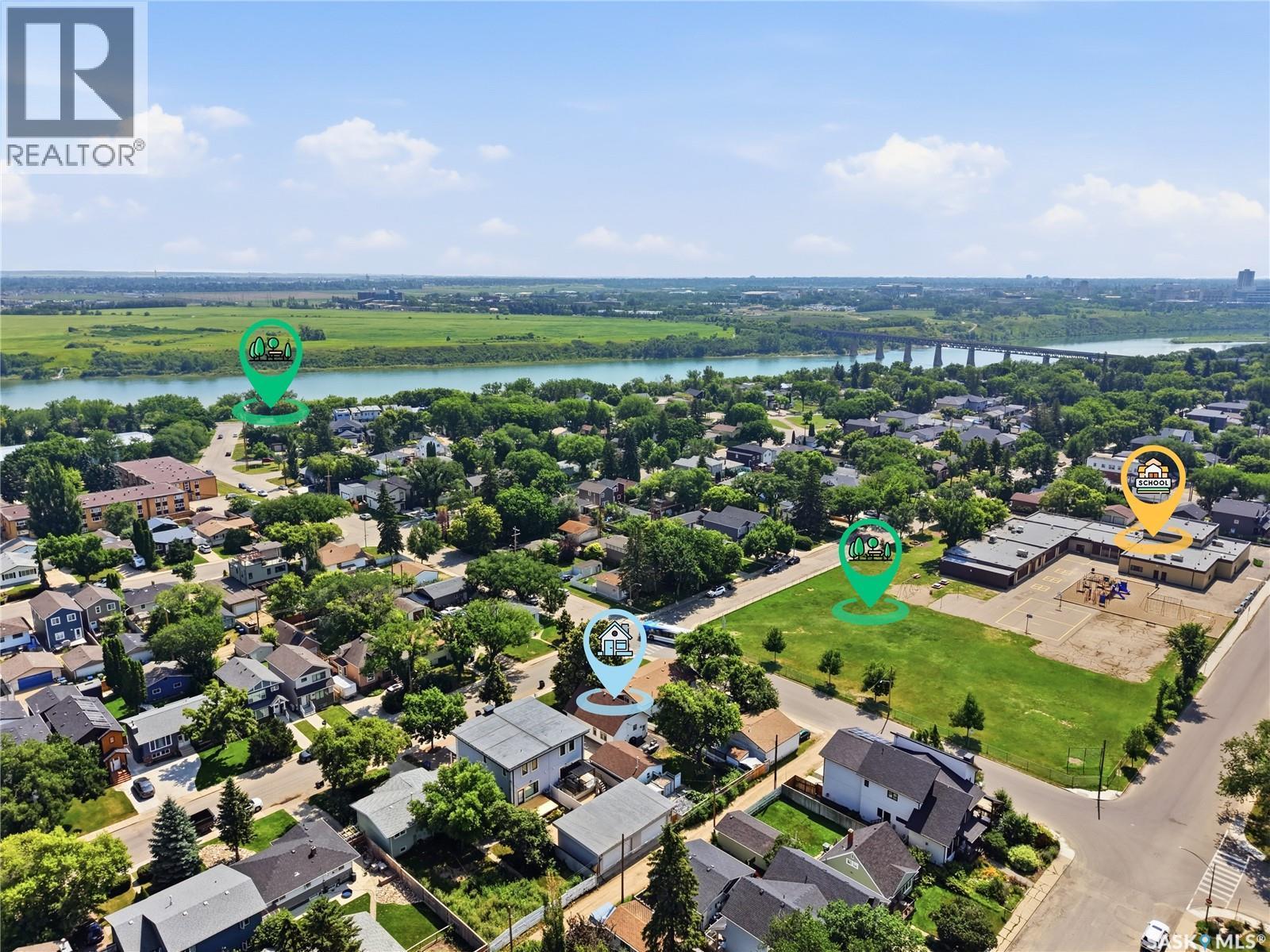 1607 Alexandra Avenue, Saskatoon, SK - Outdoor With View