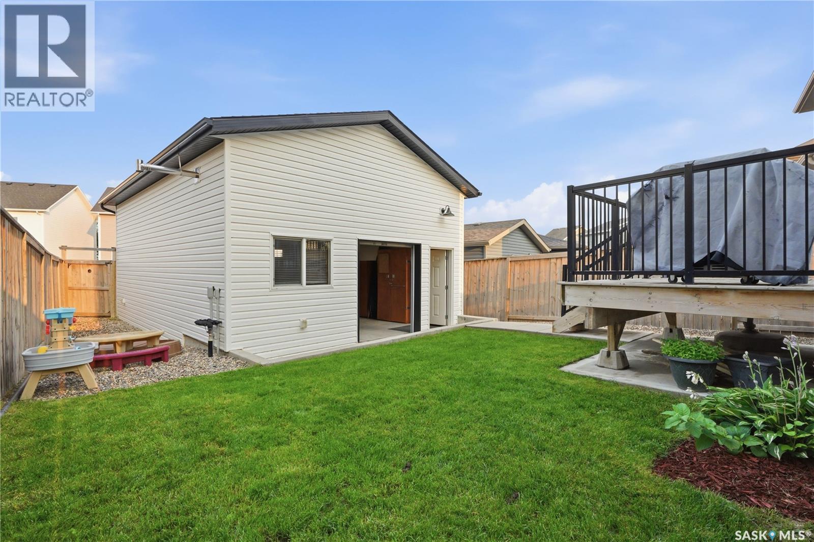 659 Secord Bend, Saskatoon, SK - Outdoor With Deck Patio Veranda With Exterior