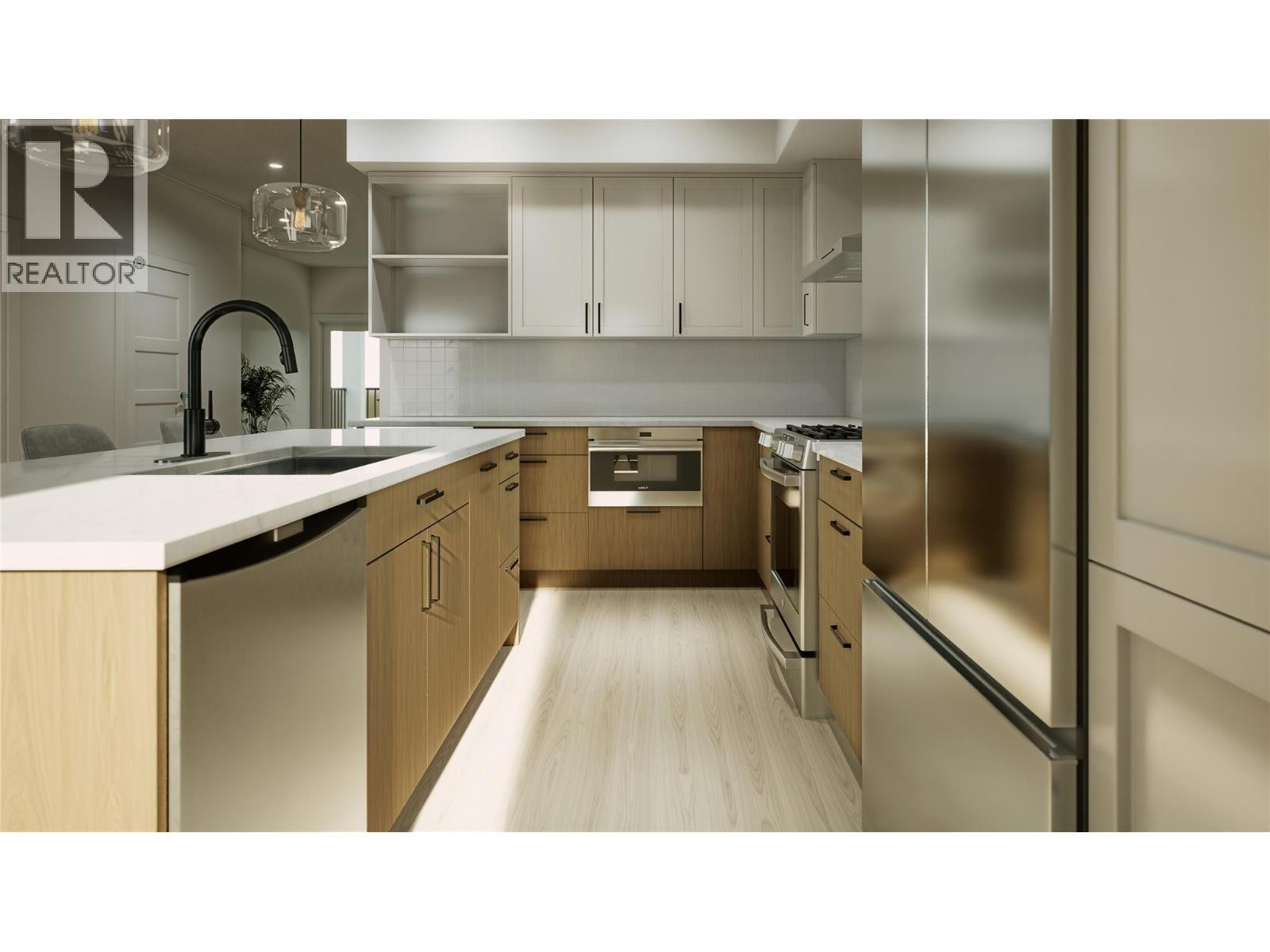 800 Riverside Way Unit# 502, Fernie, BC - Indoor Photo Showing Kitchen With Upgraded Kitchen