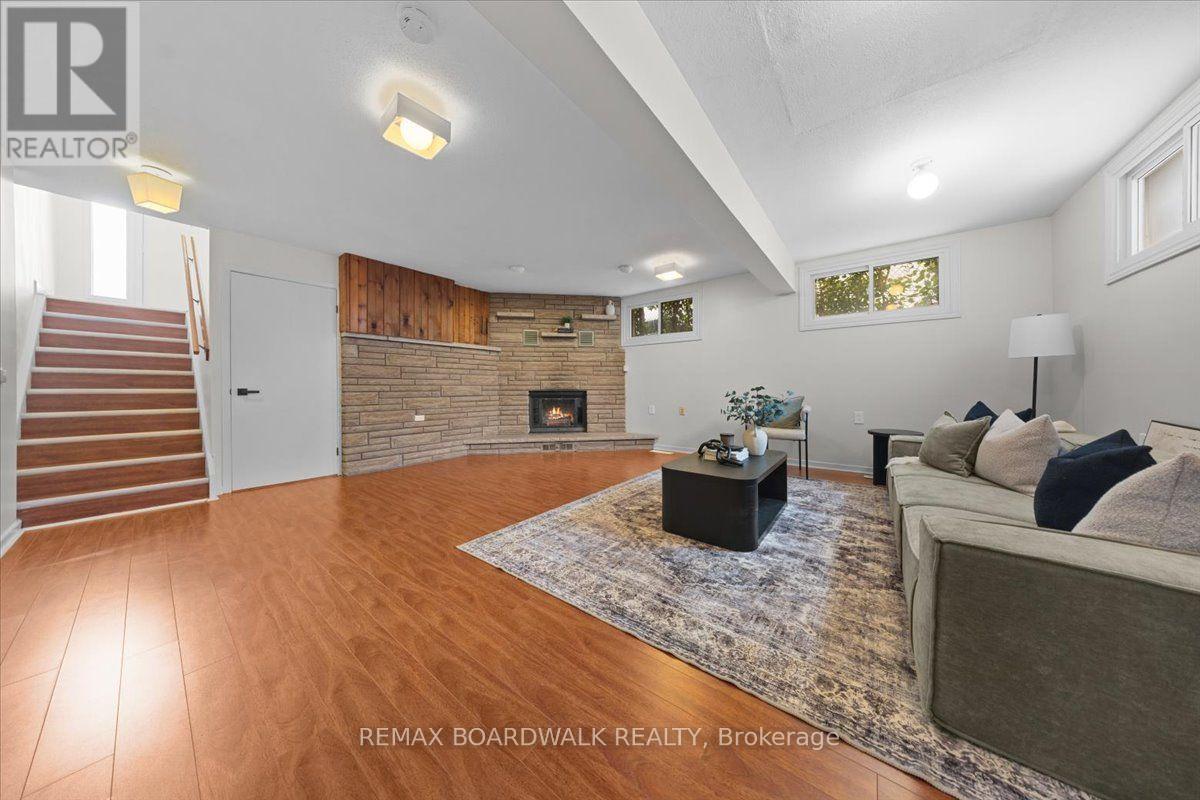1219 Notting Hill Avenue, Ottawa, ON - Indoor Photo Showing Other Room With Fireplace