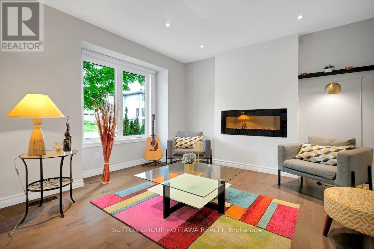 1234 Anoka Street, Ottawa, ON - Indoor Photo Showing Living Room With Fireplace