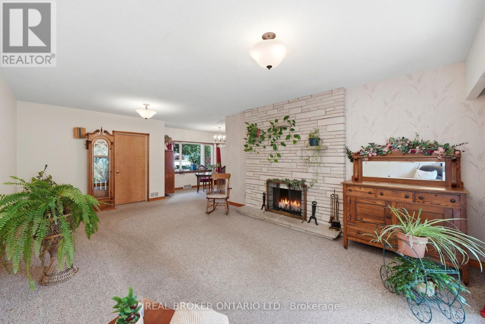 158 Diagonal Road, North Huron, ON - Indoor With Fireplace
