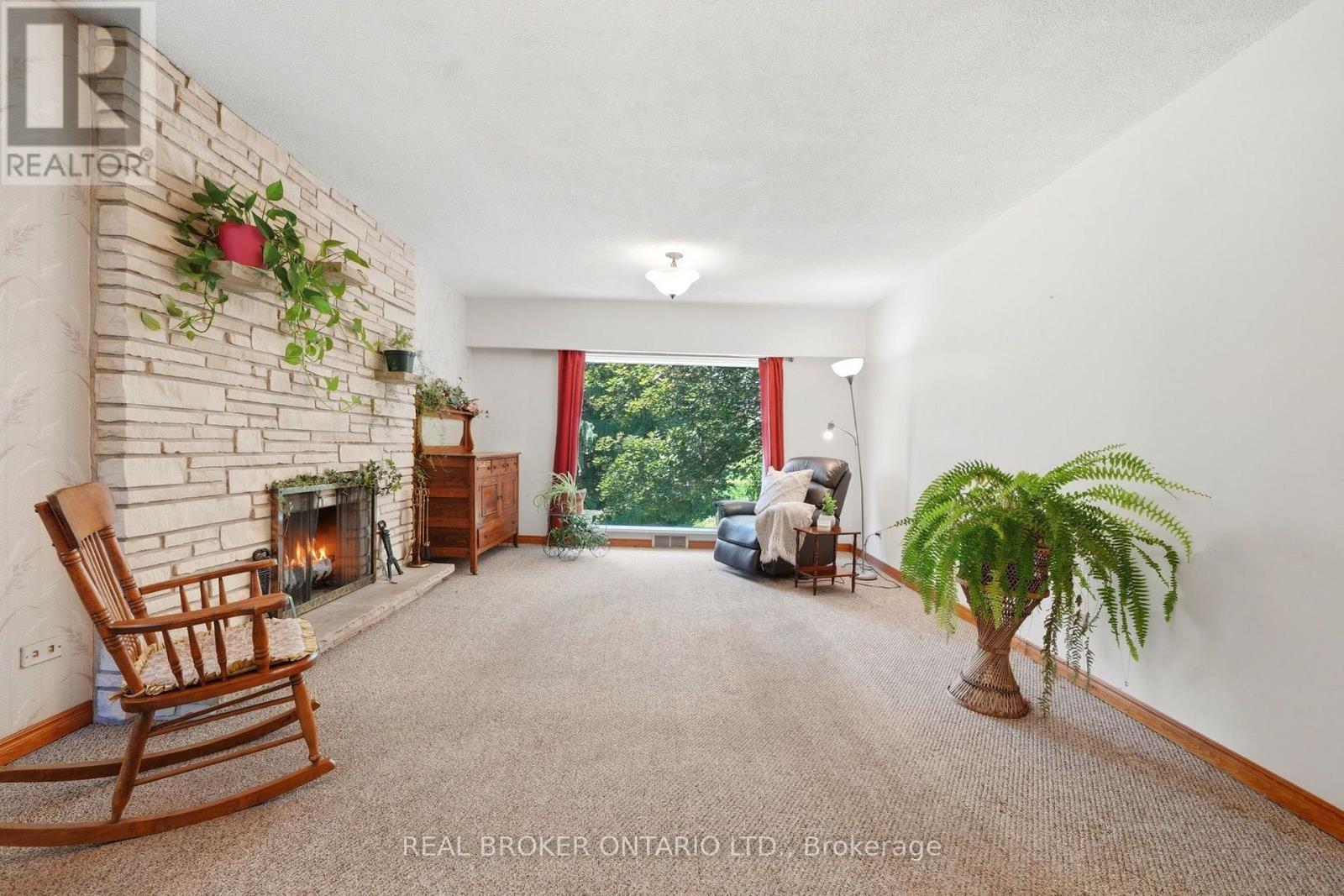 158 Diagonal Road, North Huron, ON - Indoor With Fireplace