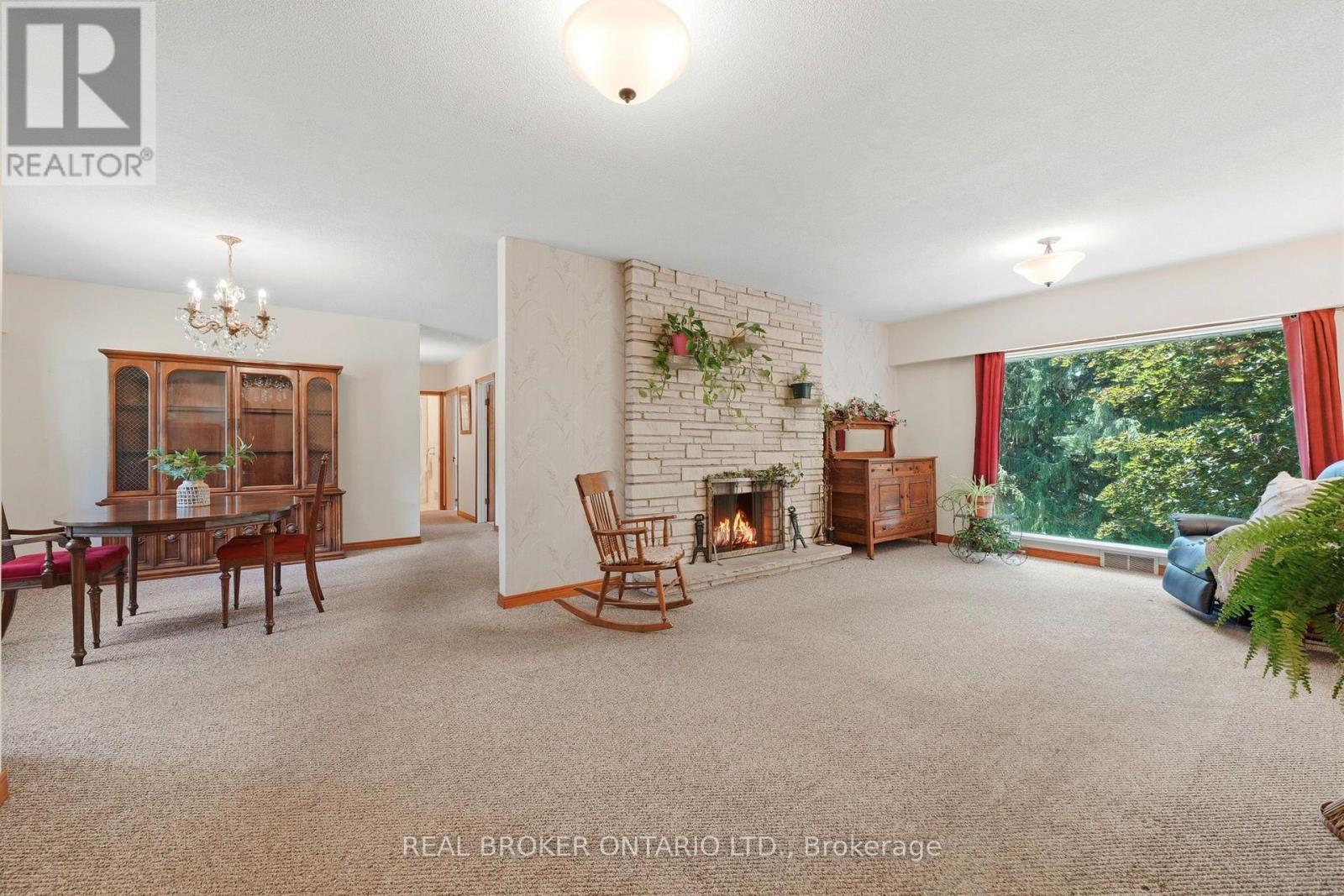 158 Diagonal Road, North Huron, ON - Indoor With Fireplace